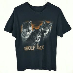 Wolf Pack T-shirt Black sz. M Unisex